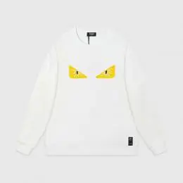 fendi sweatshirt manches longues pour unisexe s_1243971